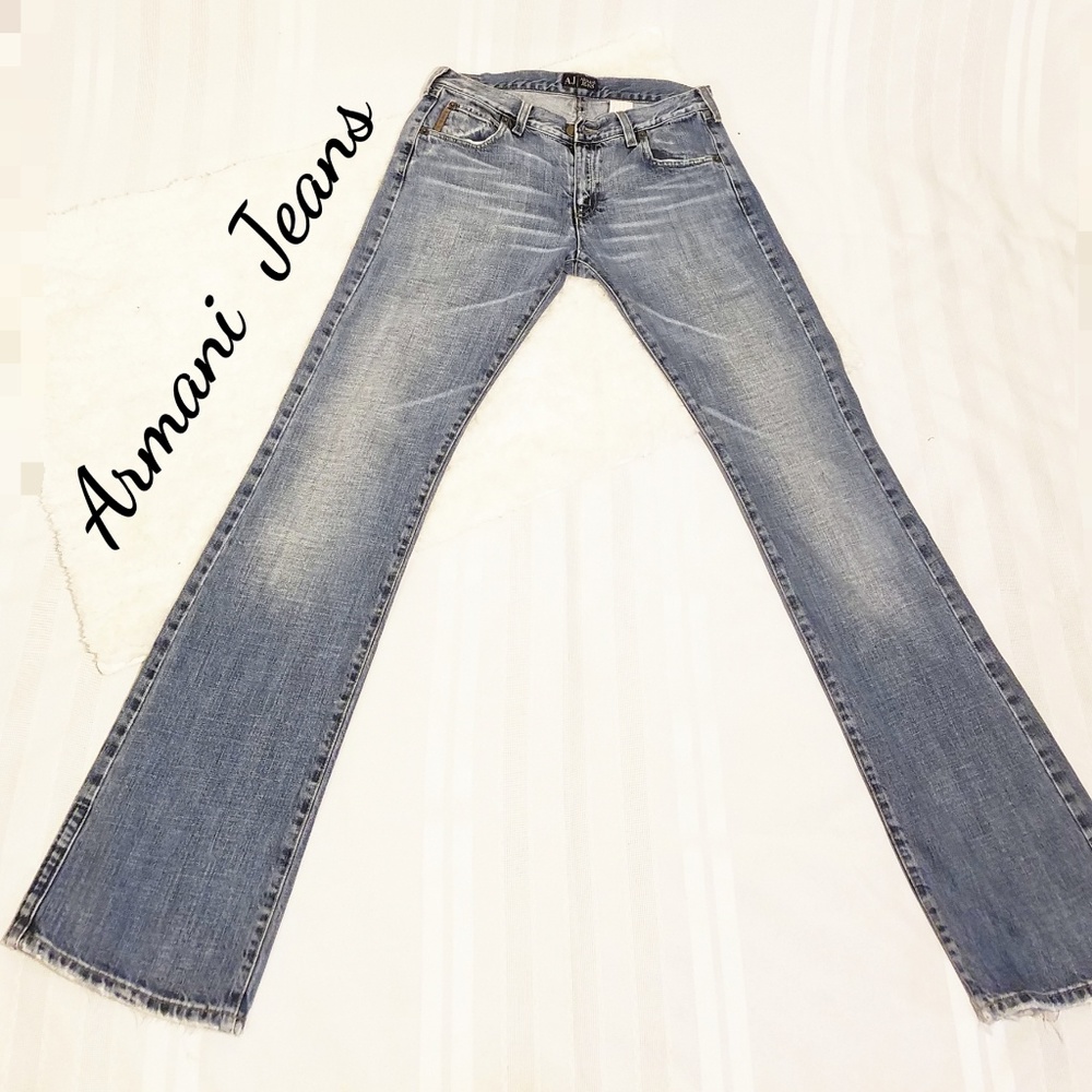 AJ armani Jean's light blue size 27
